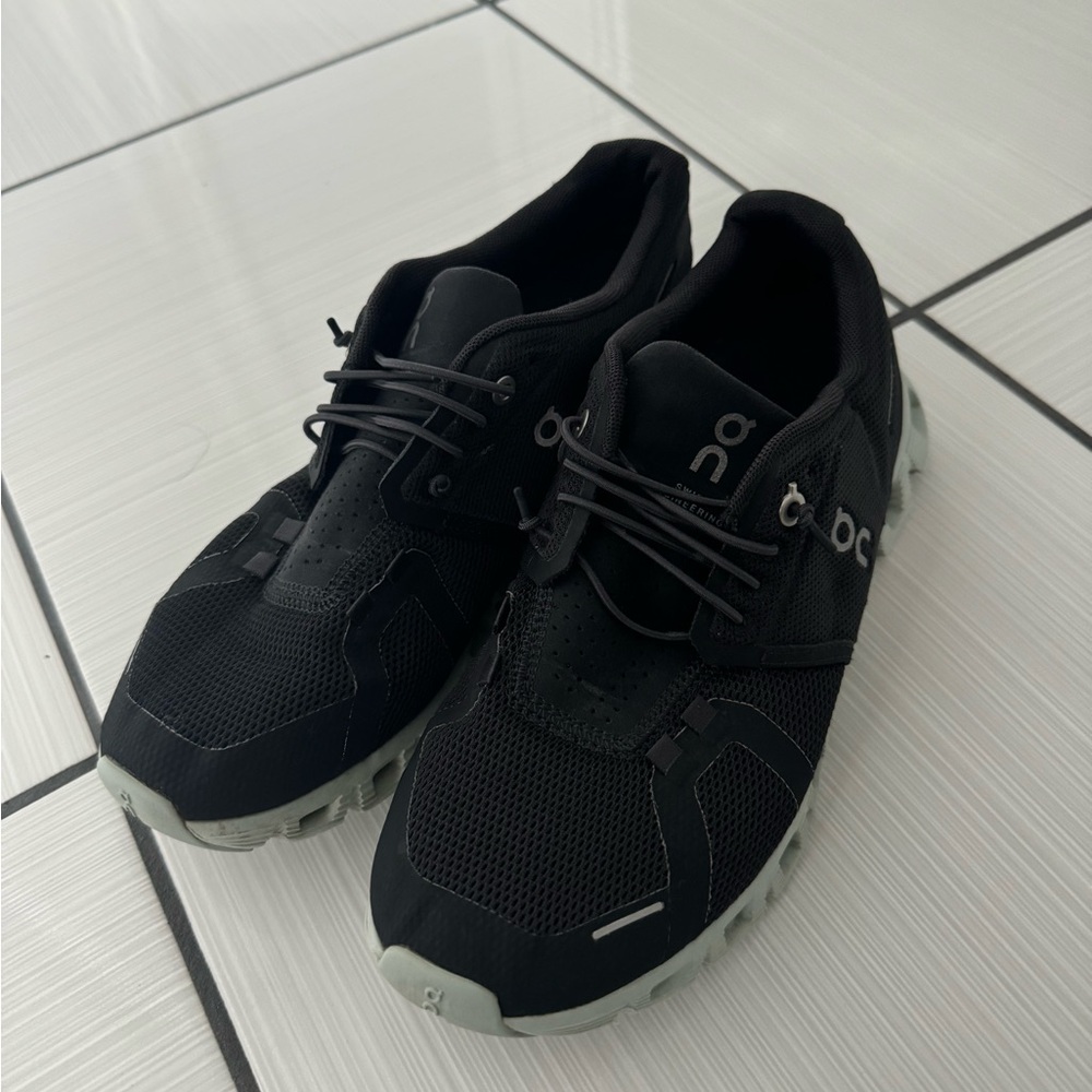 On cloud sneakers. Women’s size 8